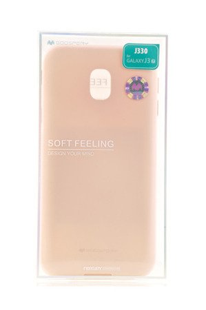 Etui Mercury Goospery Soft Feeling do Samsung Galaxy J3 2017 J330 beżowy