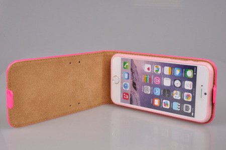 Etui kabura flex lakierowana do Apple iPhone 6 / 6s różowy