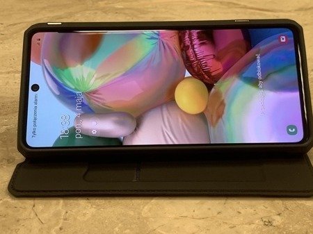 Etui pancerne z klapką mocny magnes do Samsung Galaxy A52 5G/LTE eleganckie