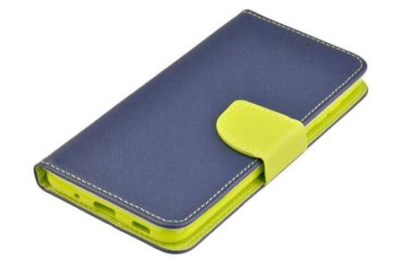Etui portfel Fancy Case do Samsung Galaxy M11 / A11 niebieski